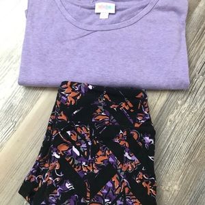 LuLaRoe Irma and Leggings Set